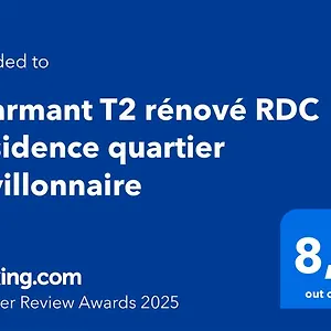 Appartement T2 Rénové Rdc Résidence Quartier Pavillonnaire